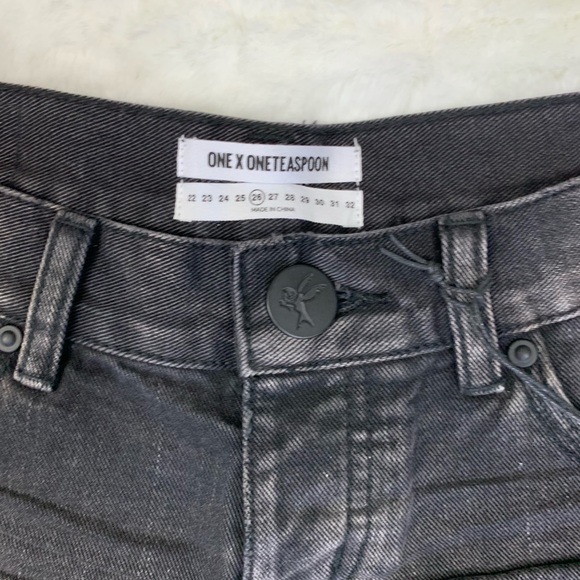 One X One Teaspoon Double Bass Bonitas Jean Shorts - Picture 7 of 7